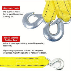 Heavy Duty 5 Ton Tow Cable Towing Pull Rope Strap With Bag