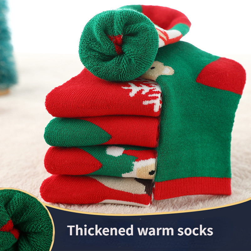 2 Pairs Children's Christmas Winter Socks