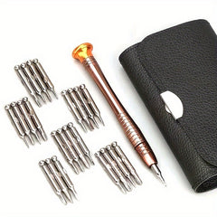 25 In 1 Screwdriver Tool Set Portable Repair Tool with Storage Bag