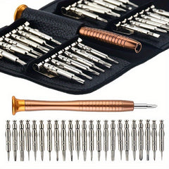 25 In 1 Screwdriver Tool Set Portable Repair Tool with Storage Bag
