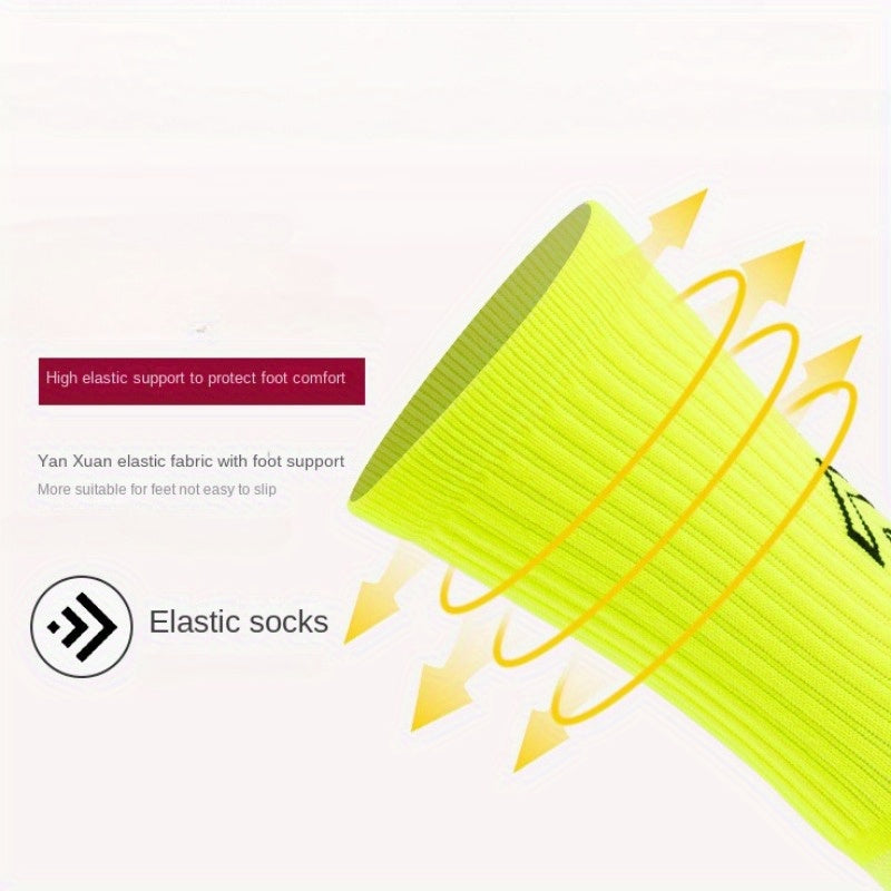 Men's Outdoor Football Crew Socks Breathable Non-slip Sports Socks