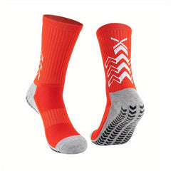 Men's Outdoor Football Crew Socks Breathable Non-slip Sports Socks