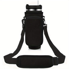 Water Bottle Carrier Bag With Pouch Strap For 40oz Tumbler