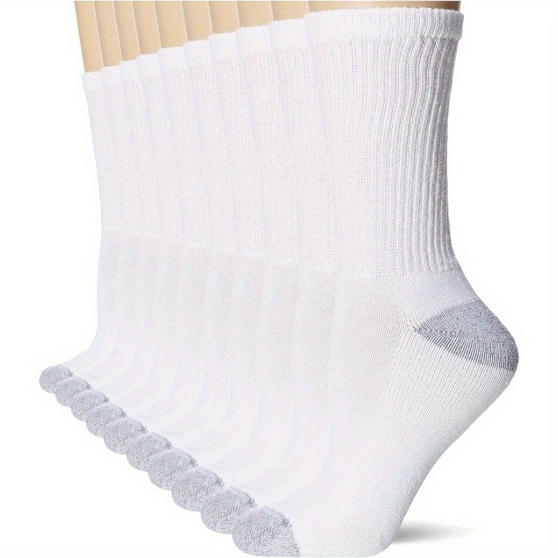 Soft Moisture Wicking Crew Socks For Men & Women