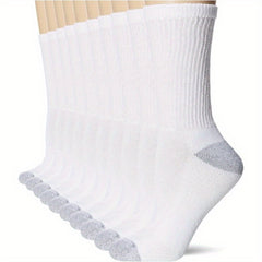 Soft Moisture Wicking Crew Socks For Men & Women