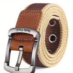 Canvas Belt Military Training Youth Casual Buckle Belt