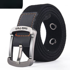 Canvas Belt Military Training Youth Casual Buckle Belt