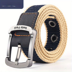 Canvas Belt Military Training Youth Casual Buckle Belt