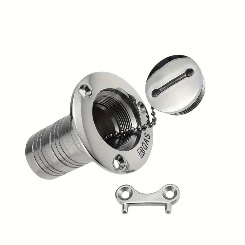 Stainless Steel Boat Gas Cap Key - Replacement Key for Fuel Water Tank