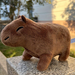 Capybara Plush Toy Lifelike Stuffed Animal Soft Doll for Holiday Decor