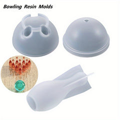 Bowling Resin Molds DIY Crystal Epoxy Family Game Tools Table Ornament Mold