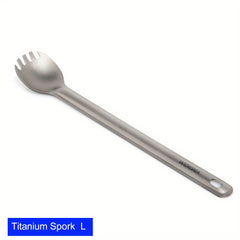 Titanium Spork Spoon Lightweight Fork Tableware for Camping