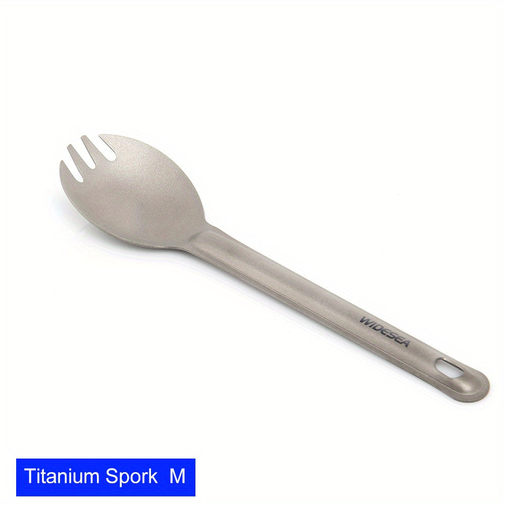 Titanium Spork Spoon Lightweight Fork Tableware for Camping