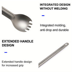 Titanium Spork Spoon Lightweight Fork Tableware for Camping
