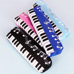 Creative Musical Note Piano Student Pencil Case Oxford Cloth Pen Bag