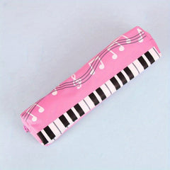 Creative Musical Note Piano Student Pencil Case Oxford Cloth Pen Bag