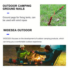 4pcs Tent Pegs for Hard Snow Floor Outdoor Camping
