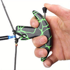 3 Finger Thumb Caliper Archery Release Aid for Outdoor Practice