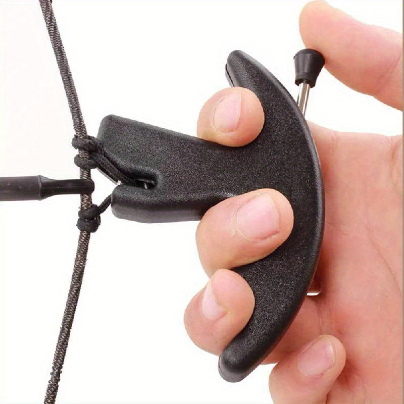 3 Finger Thumb Caliper Archery Release Aid for Outdoor Practice