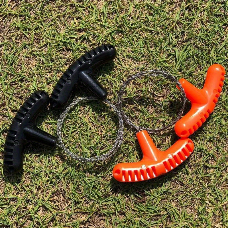 2pcs Manual Steel Chain Saw Portable Survival Tool for Camping