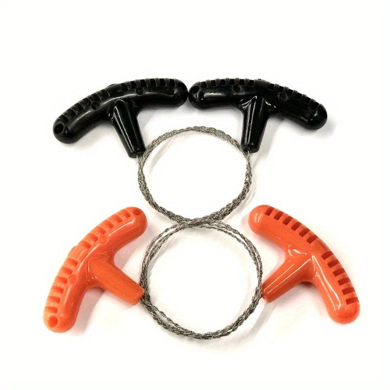 2pcs Manual Steel Chain Saw Portable Survival Tool for Camping