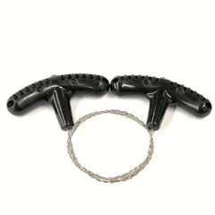 2pcs Manual Steel Chain Saw Portable Survival Tool for Camping
