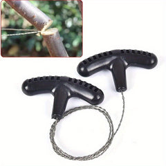 2pcs Manual Steel Chain Saw Portable Survival Tool for Camping