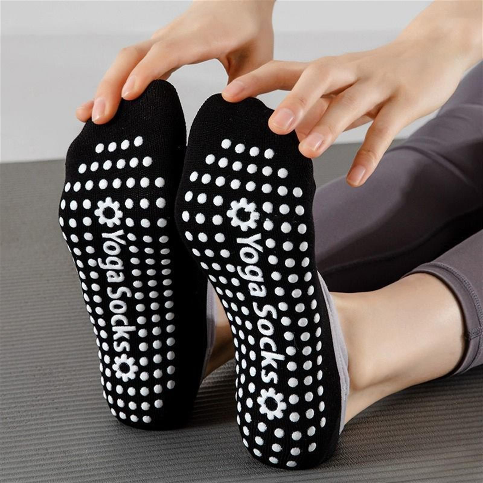 Yoga Socks Women's Non-slip Elastic Fitness Pilates Spor