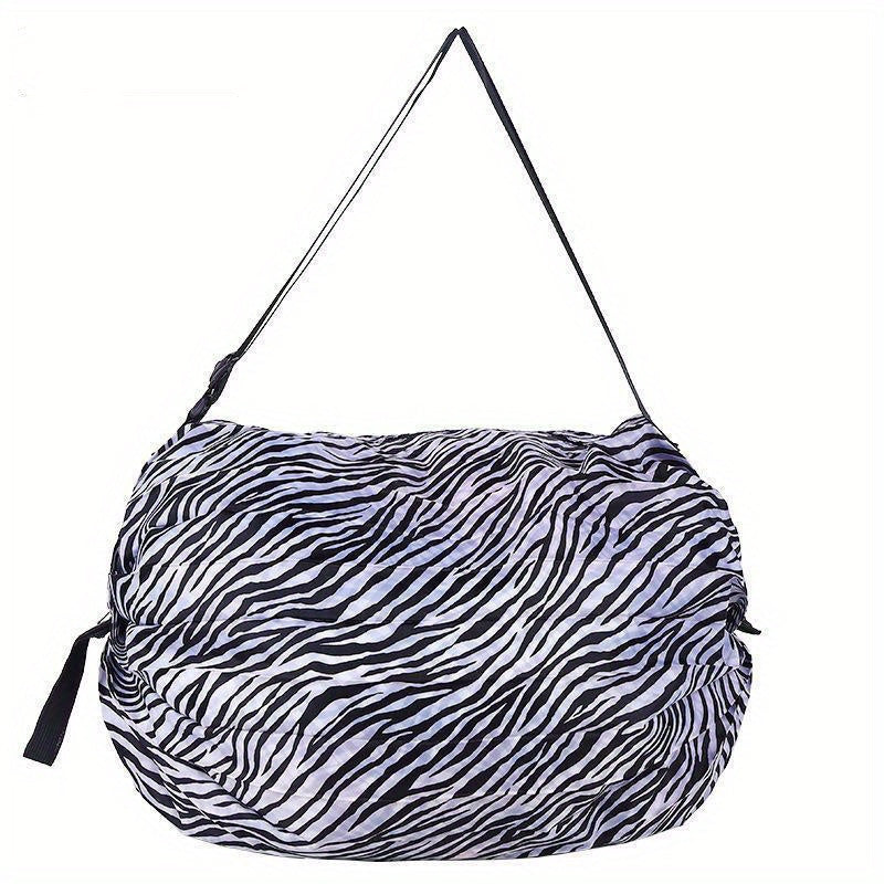 Portable Folding Storage Bag Reusable Handbag for Travel Grocery