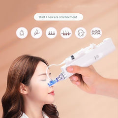 Skin Care Beauty Instrument with 2Pcs Square Crystals, 9Pins, 12Pins