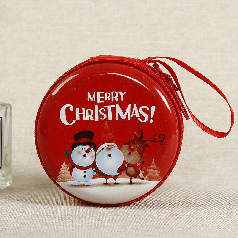 Christmas Cartoon Coin Purse - Gift Party Decorations Toys Key Bag