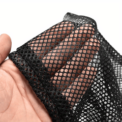 Durable Nylon Mesh Drawstring Laundry Bag for Outdoor Toy Storage