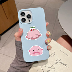 60pcs Cartoon Blobfish Animals Stickers for DIY Skateboard Guitar Water Cup