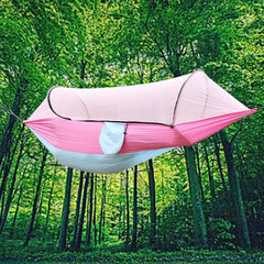 Quick Opening 2 Person Hammock Anti-Rollover Nylon Portable for Outdoor Camping