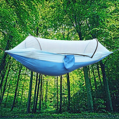 Quick Opening 2 Person Hammock Anti-Rollover Nylon Portable for Outdoor Camping