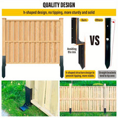1pc Fence Post Anchor Ground Spike Fence Post Repair Kit