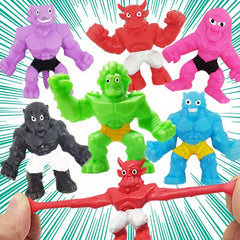 Stretch Monster Stress Reliever Toys Set
