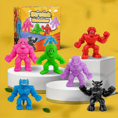 Stretch Monster Stress Reliever Toys Set
