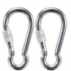 Safety Snap Buckle Spring Hook Key Chain Key Ring for Outdoor Camping Hiking
