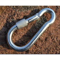 Safety Snap Buckle Spring Hook Key Chain Key Ring for Outdoor Camping Hiking