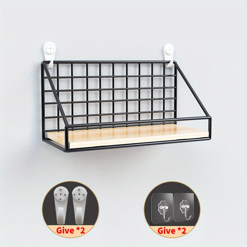 Wall Mounted Bathroom Shelves Storage Rack Shower Holder
