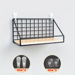 Wall Mounted Bathroom Shelves Storage Rack Shower Holder