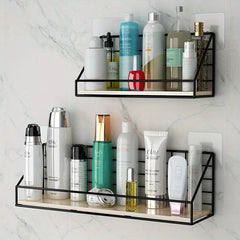 Wall Mounted Bathroom Shelves Storage Rack Shower Holder