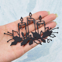 1pc Christmas Candles Metal Cutting Dies DIY Scrapbooking Album Card Craft