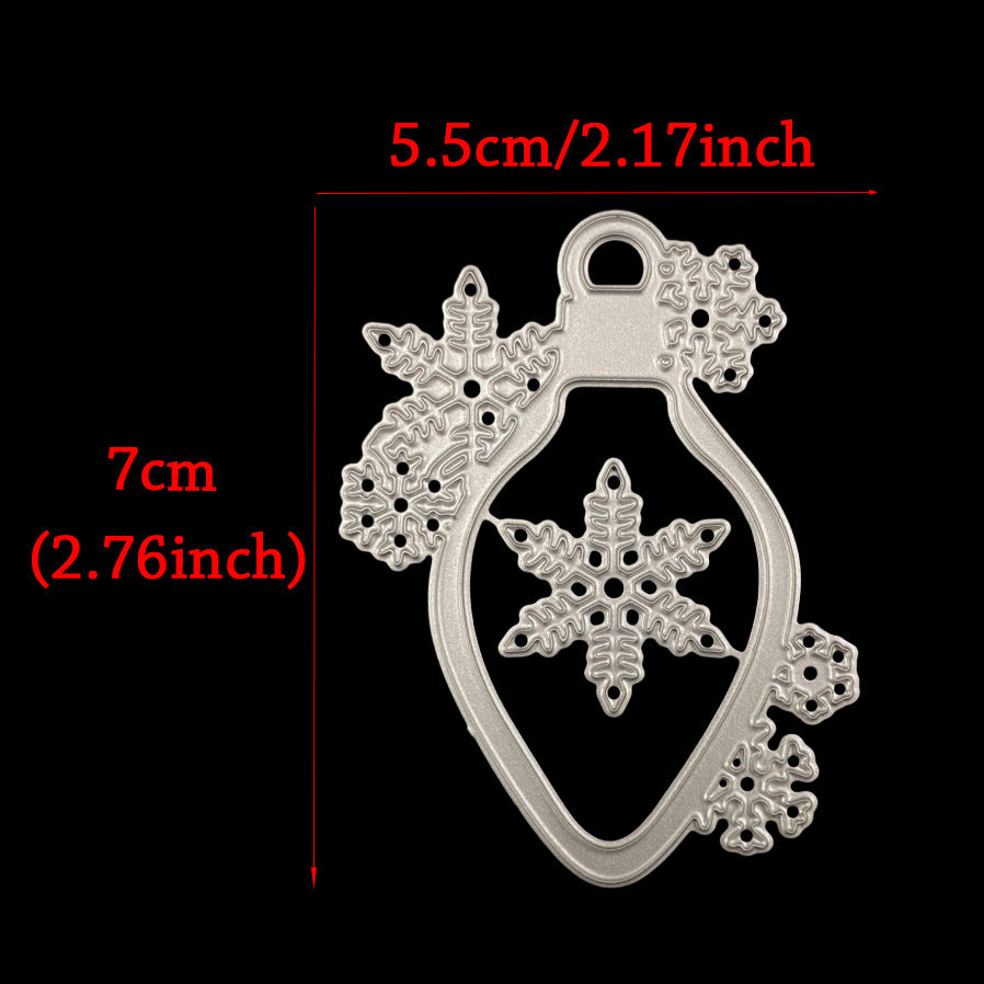 1pc Christmas Candles Metal Cutting Dies DIY Scrapbooking Album Card Craft