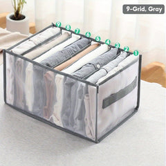 Wardrobe Clothes Organizer 7 9 Grids With Handle Closet Organizers And Storage