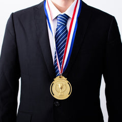 5 08 Cm 1st 2nd 3rd Prize Medal Round Golden Prize For Sports Meeting