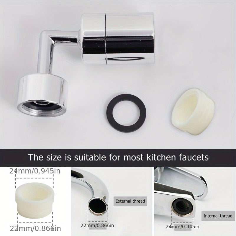 Kitchen Plastic 720 Rotatable Faucet Sprayer Nozzle