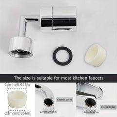 Kitchen Plastic 720 Rotatable Faucet Sprayer Nozzle