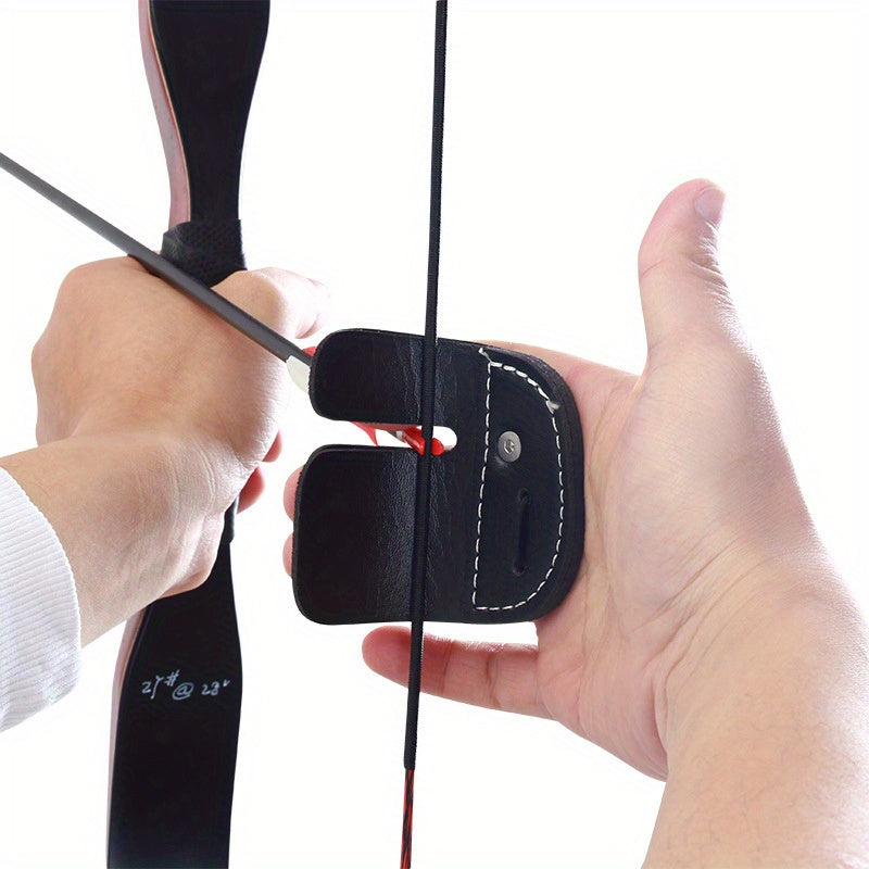 Archery Guards Finger Tab Double Layer Protective Guard Pad Fingers Protector